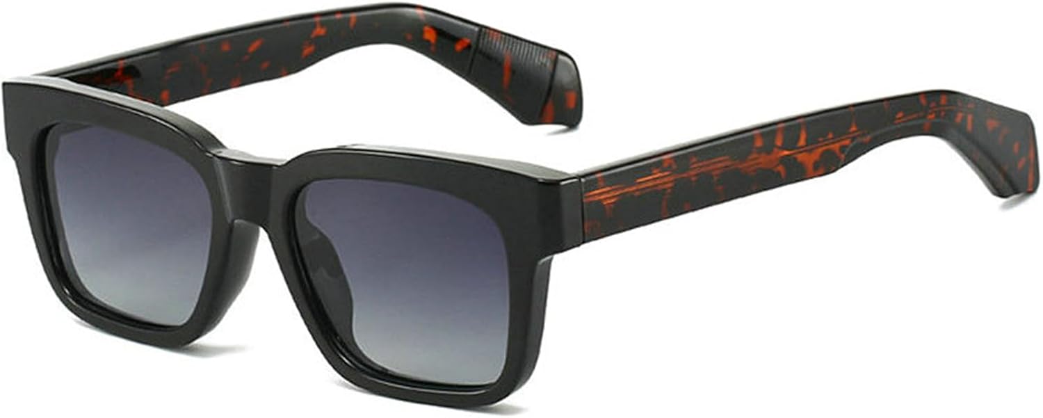 

Willochra Модные летние винтажные квадратные поляризованные солнцезащитные очки для женщин, ретро прямоугольные солнцезащитные очки с защитой от УФ-излучения UV400, C3