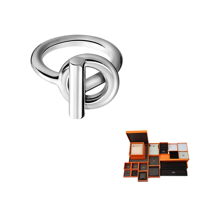 

HERMES Кольцо Echappee 925 Sterling Silver Unisex