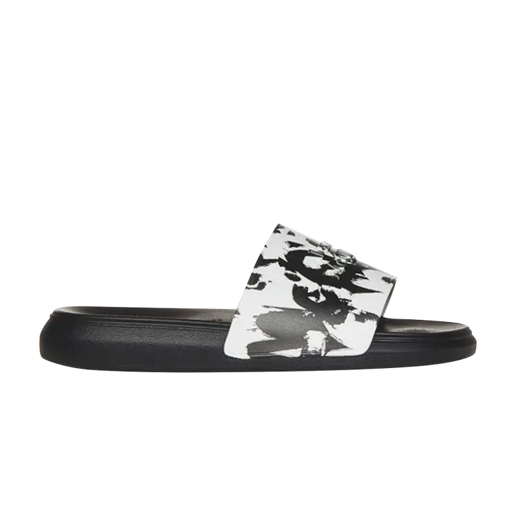 

Кроссовки Alexander McQueen Rubber Pool Slide, белый, Черный;белый, Кроссовки Alexander McQueen Rubber Pool Slide, белый