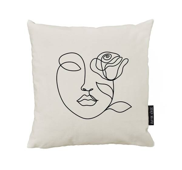 

Наволочка Butter Kings Rose, 1x50x50 см, многоцветный