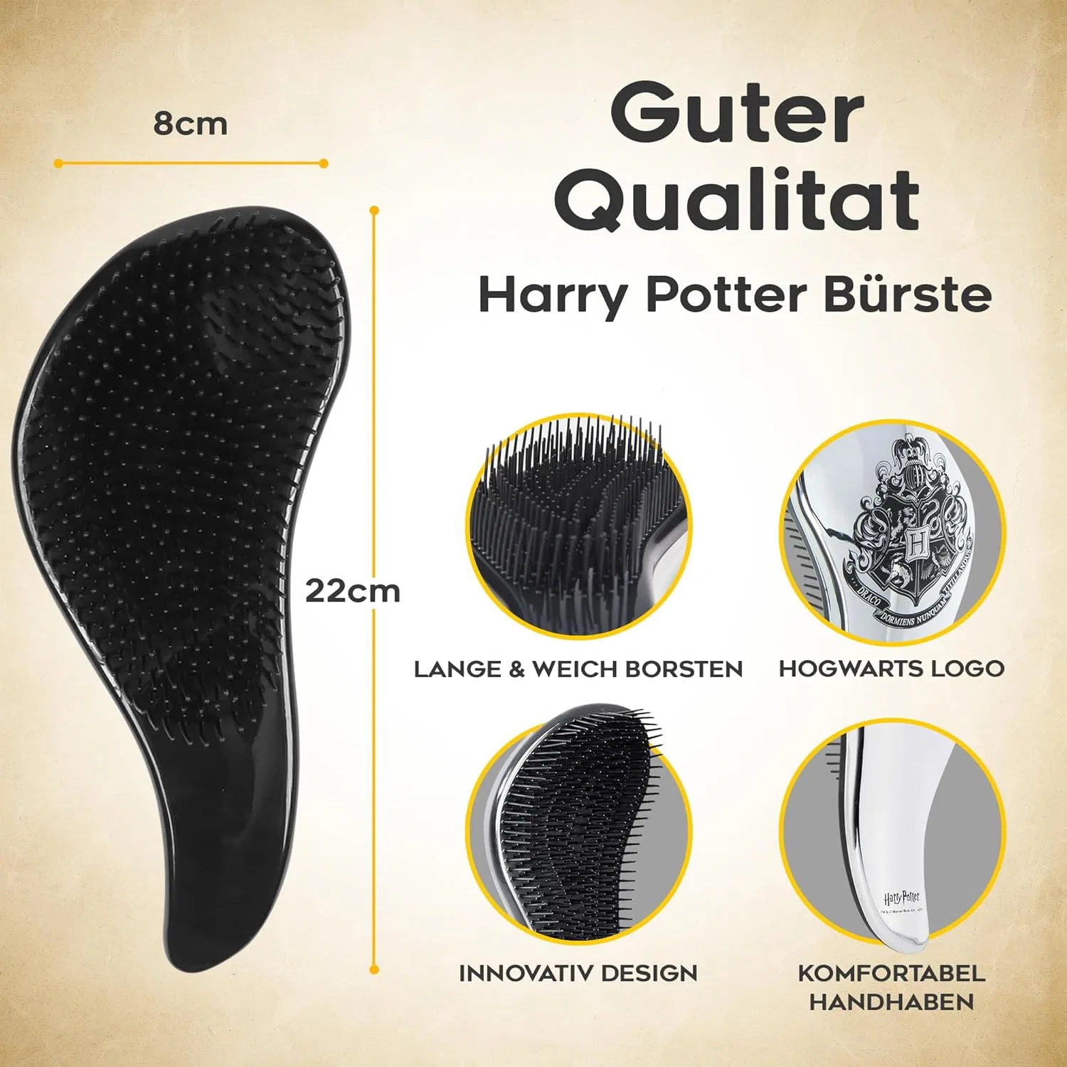 Инновационная расческа для волос «Гарри Поттер» Harry Potter, Silver — фото 3