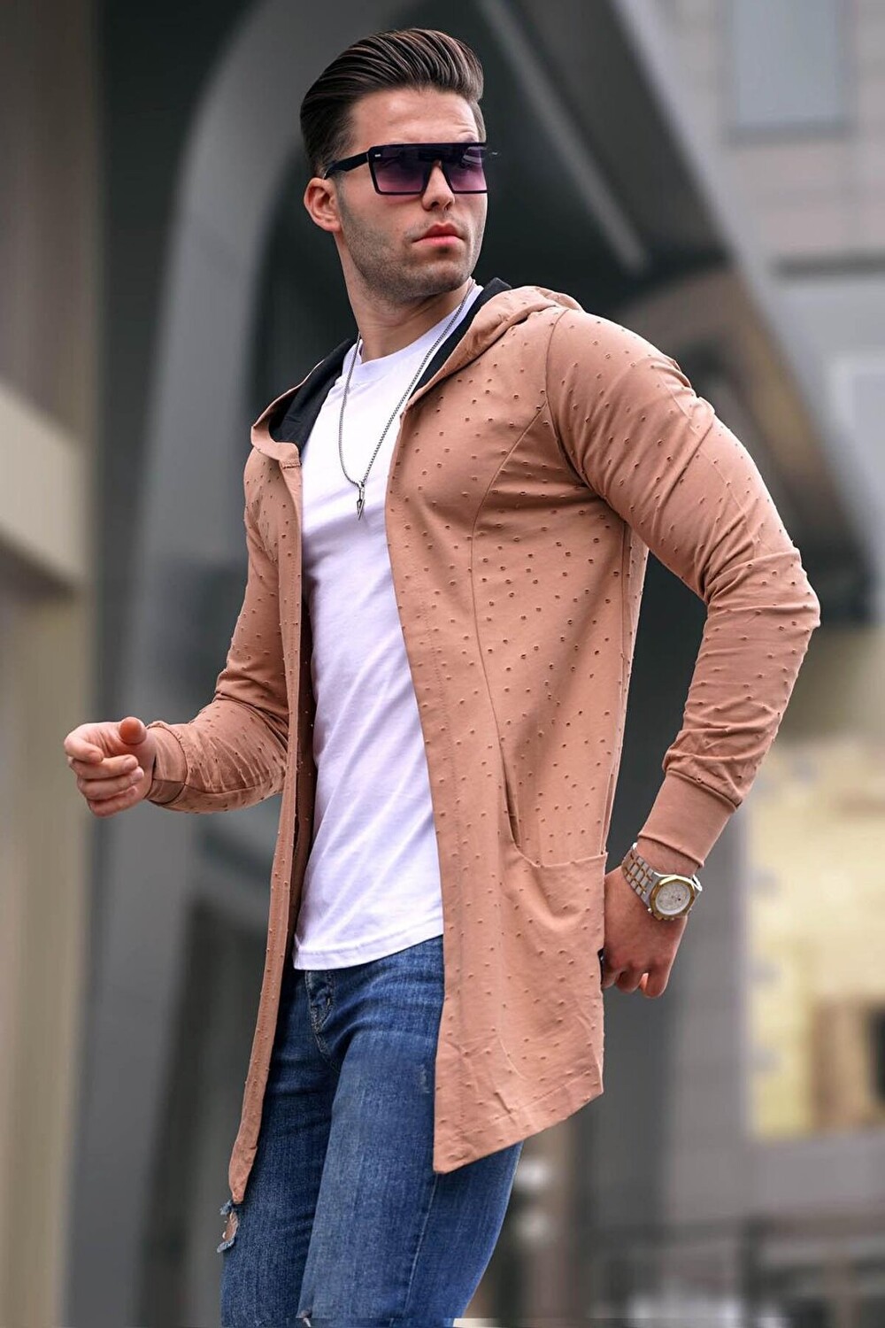 

Кардиган Camel Ripped Detailed 4093 MADMEXT