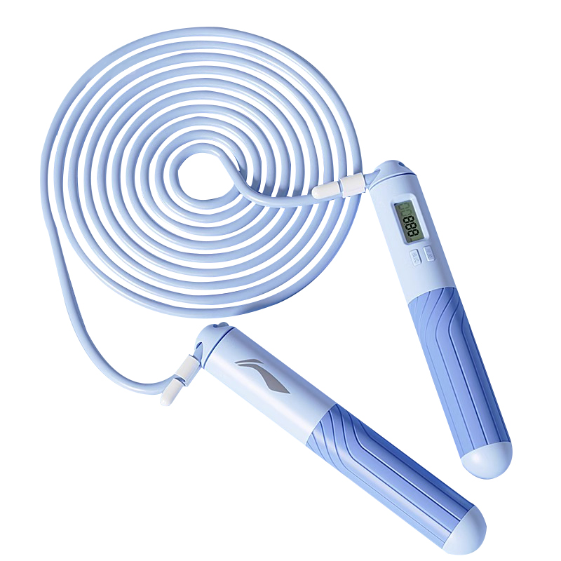 

Скакалка материал троса pvc стальной трос, материал ручки abs силикон для взрослых примерно 2,8 м LINING, Blue[0 Mistakes In Counting/No Rope Around]