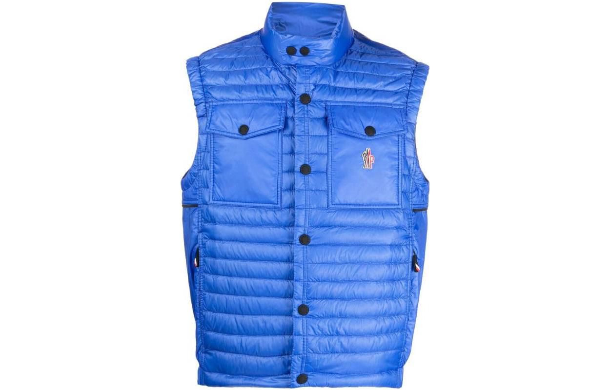 

Moncler Grenoble Олон пуховая жилетка, Blue