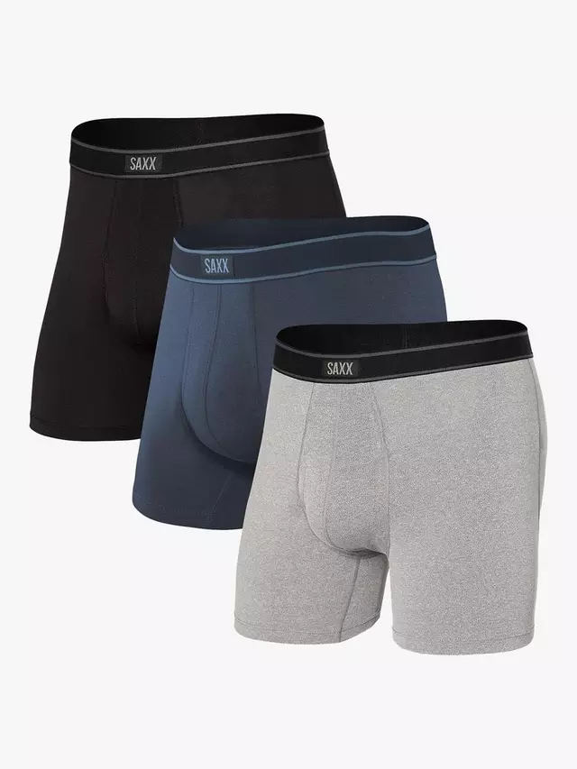

Трусы SAXX Daytripper 3 шт, цвет black/grey/navy