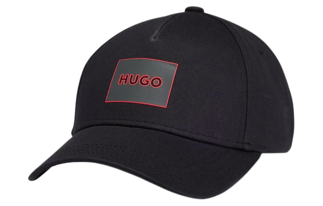 

Хлопковая бейсболка мужская черная HUGO BOSS