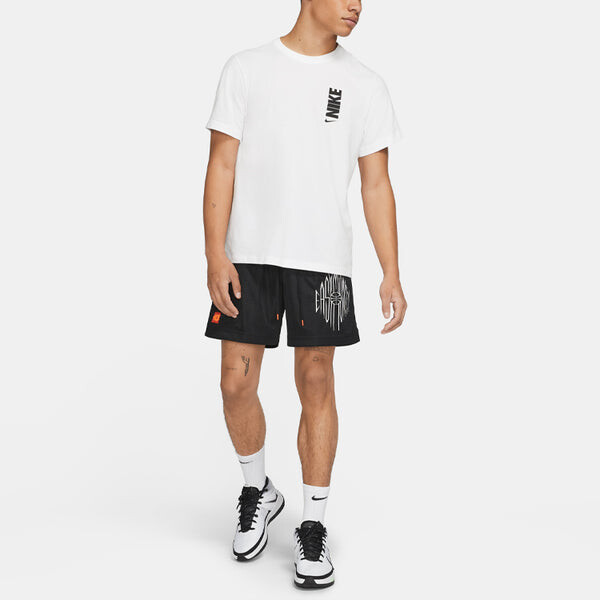 Шорты men's embroidered logo breathable sports shorts black Nike, черный — фото 3