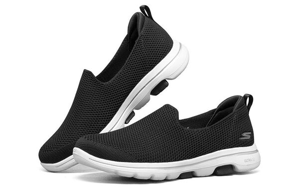 Тапочки go walk 5 loafers 'black' Skechers, черный — фото 3