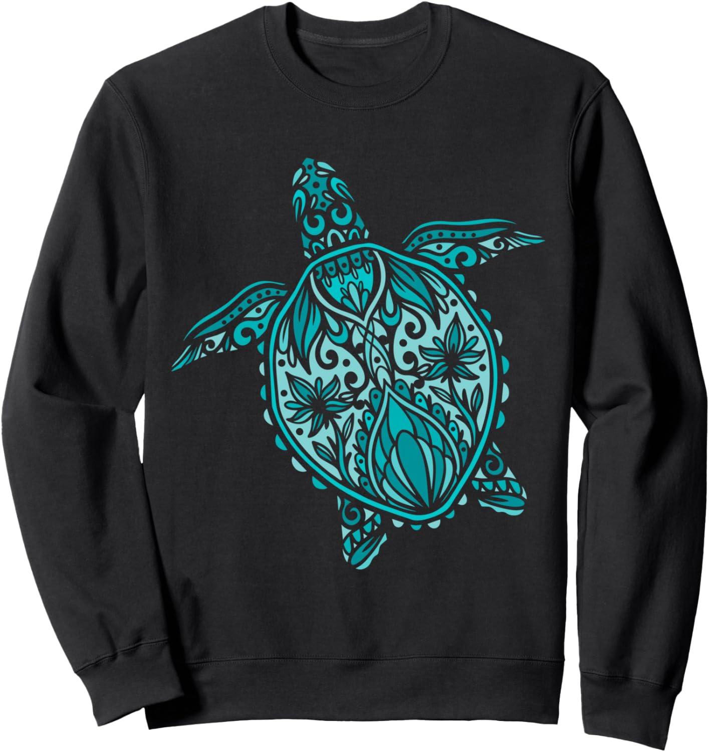 

Дизайн мандалы, Толстовка с изображением морской черепахи Sea Turtles Clothing & Gifts Clothes, черный