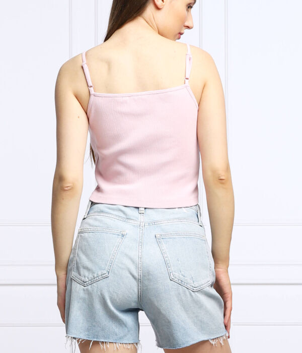 Базовая футболка Cropped fit Superdry, розовый — фото 4