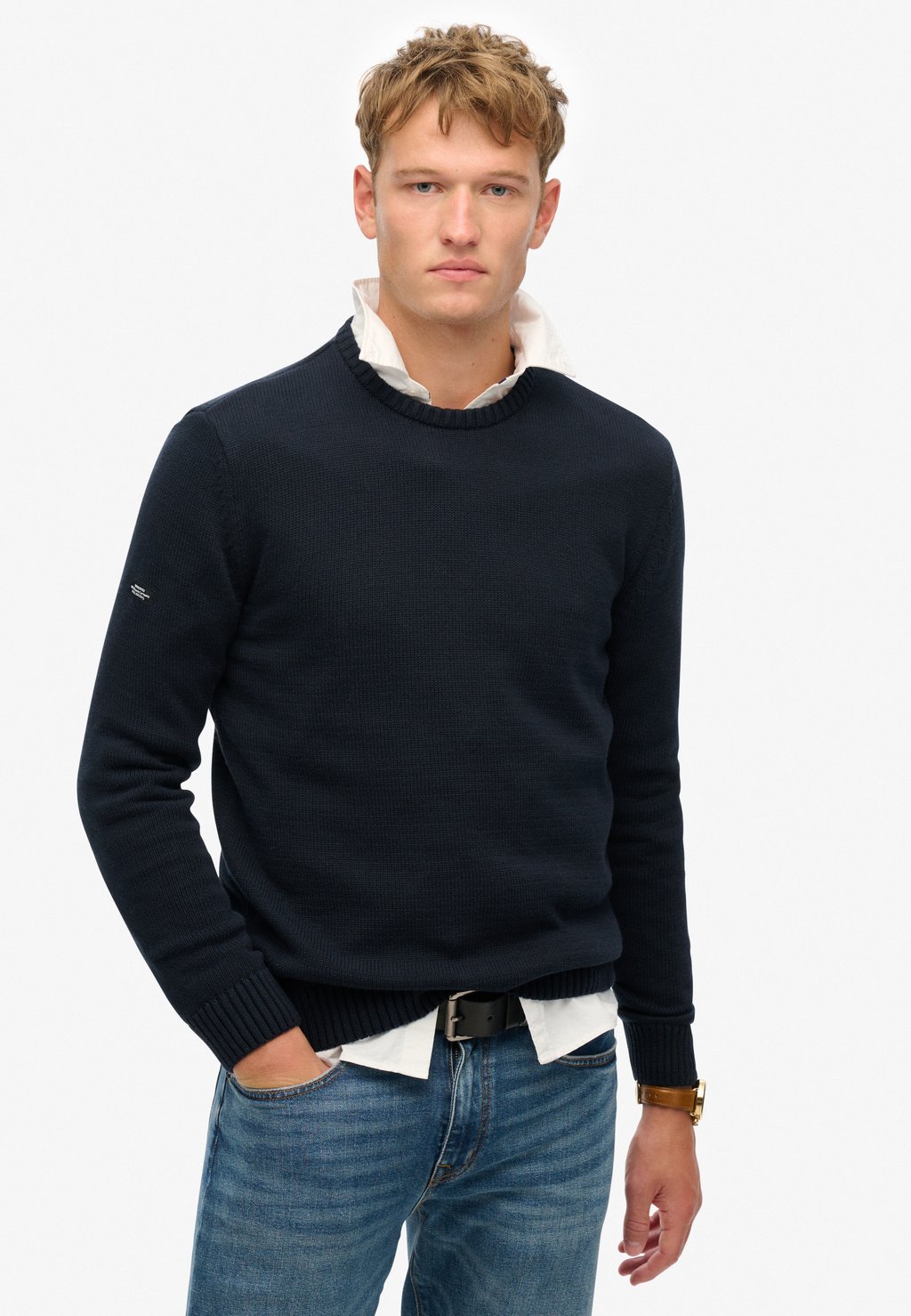 

Джемпер CLASSICS CREW Superdry, синий
