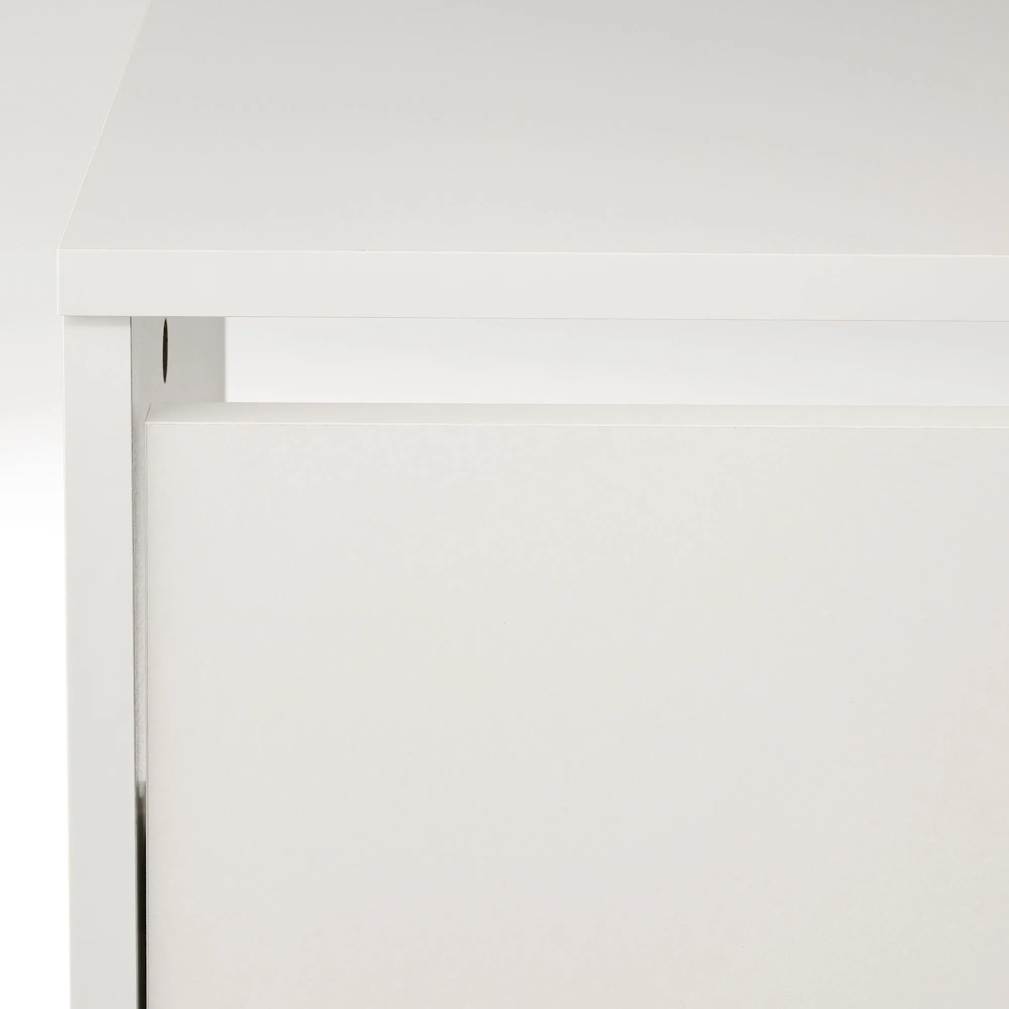 Шкаф/хранилище для обуви, белый, 49x28x135 см, с 3 отделениями BISSA IKEA — фото 3