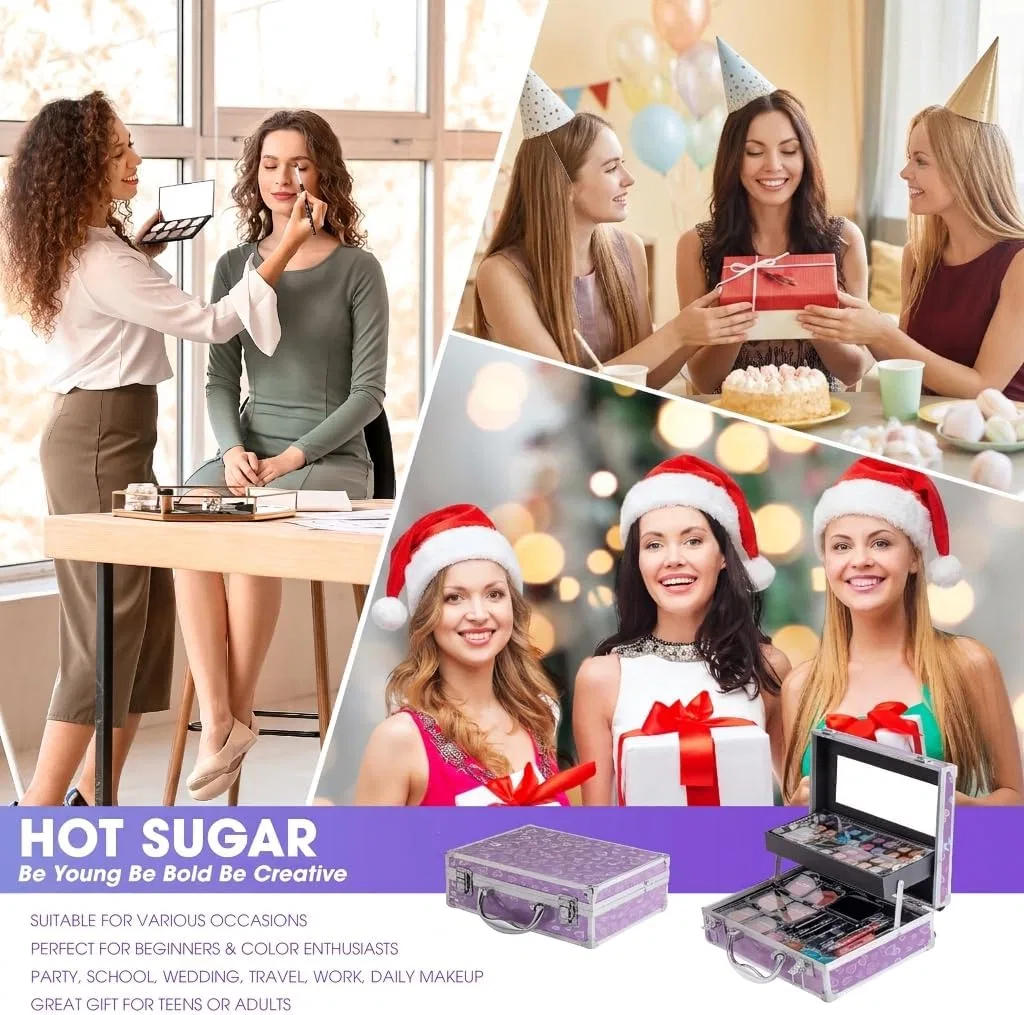 Набор косметики Hot Sugar Ultimate All-in-One Makeup Kit 52 оттенка Purple Love — фото 4