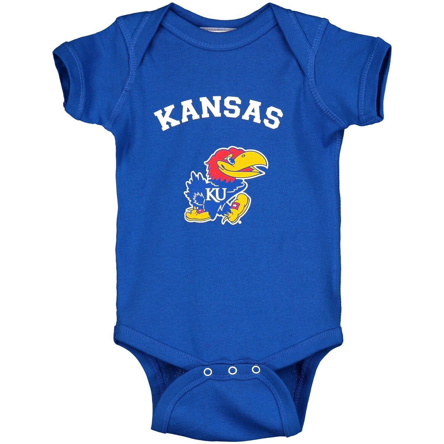 Боди Infant Royal Kansas Jayhawks Arch & Logo Unbranded