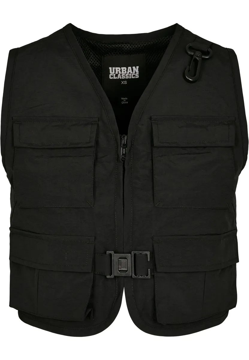 

Жилет трикотажный URBAN CLASSICS " Urban Classics Women's Ladies Short Tactical Vest" (1 шт.), черный