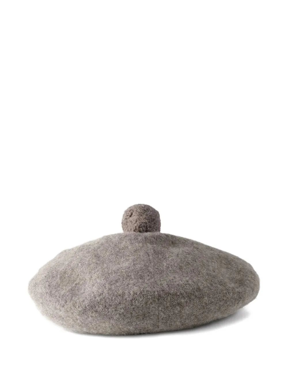 

Шапка-шантер с помпоном Margaret Howell, серый