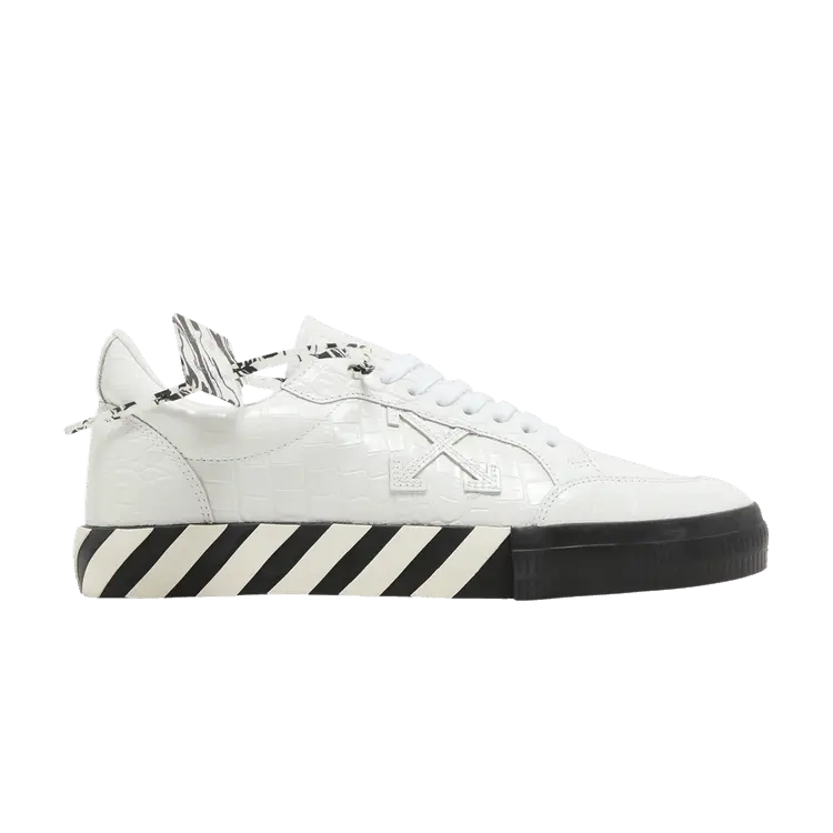 

Кроссовки Off-White Off-White Vulc Sneaker 'Croco - White', белый