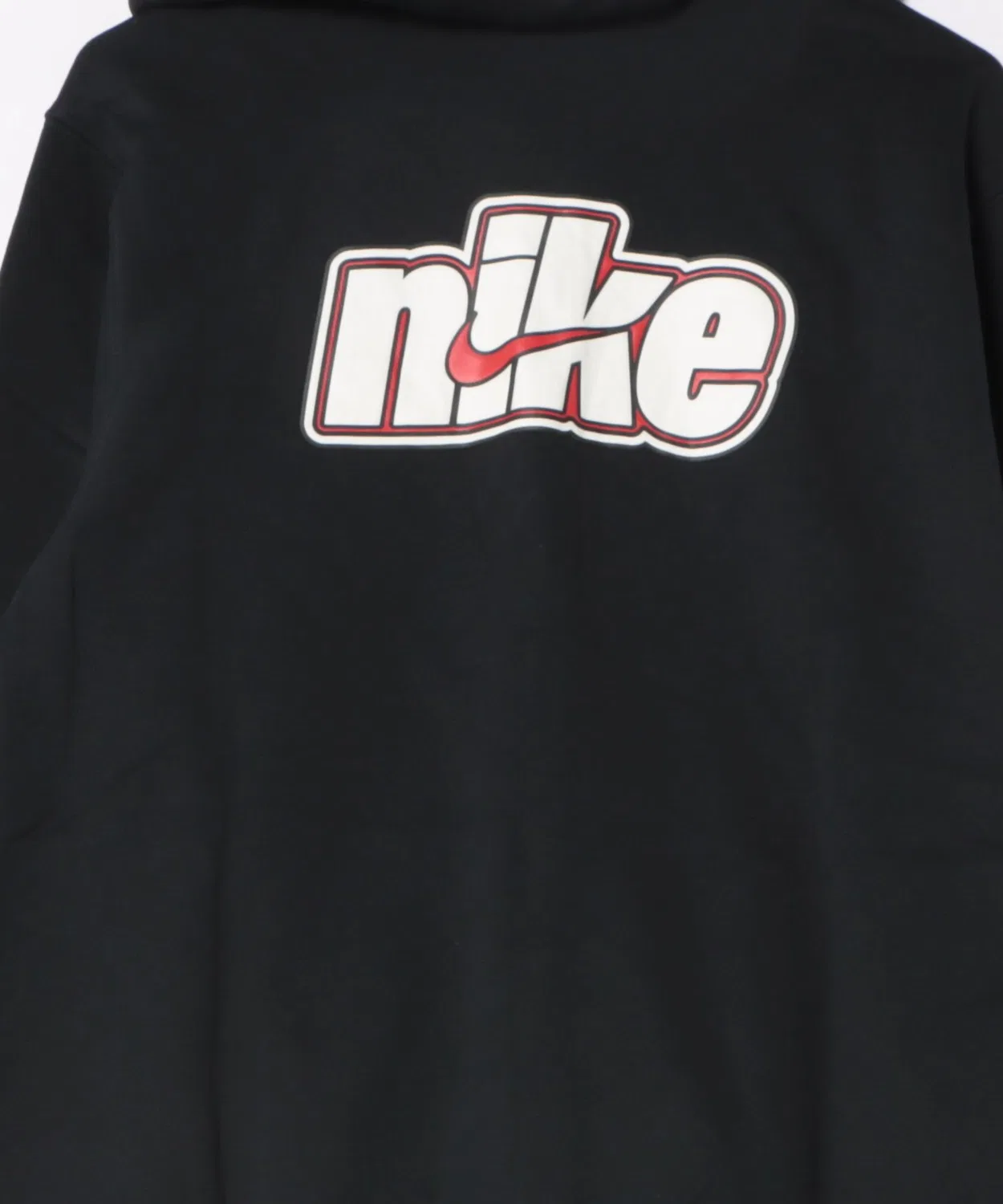 Толстовка Nike Club FT флисовая на молнии, чёрный — фото 3