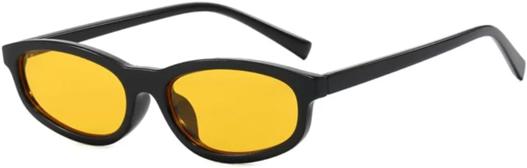 

Солнцезащитные очки с защитой от УФ-излучения UV400 | «Кошачий глаз», градиентный оранжево-синий цвет | для женщин и мужчин, для занятий спортом на открытом воздухе и вождения DSVIGF, Black-yellow