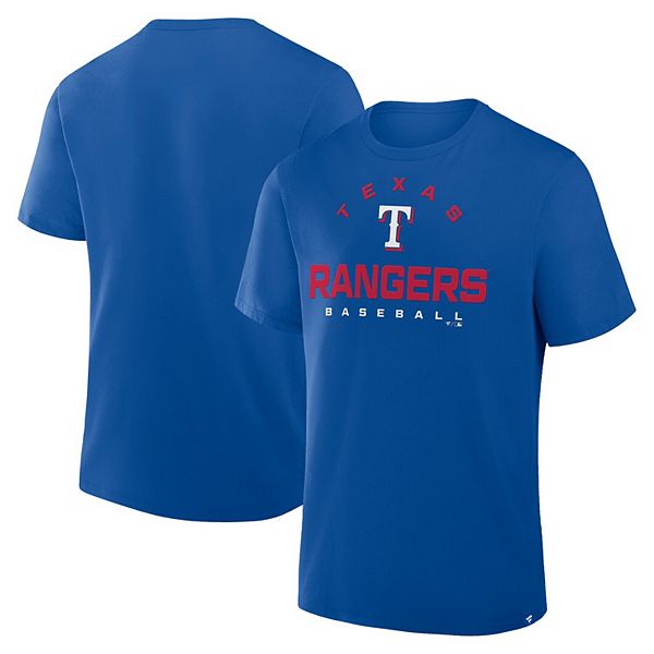

Футболка мужская royal texas rangers clubhouse legacy primary play Fanatics