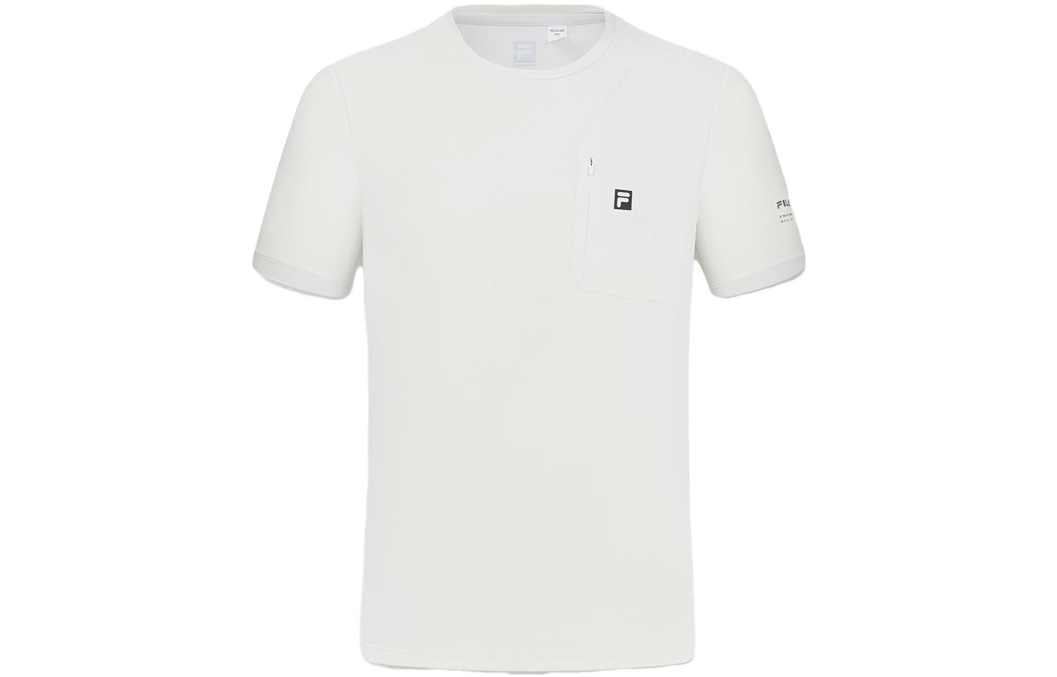 

Футболка мужская Hu розовая серая FILA