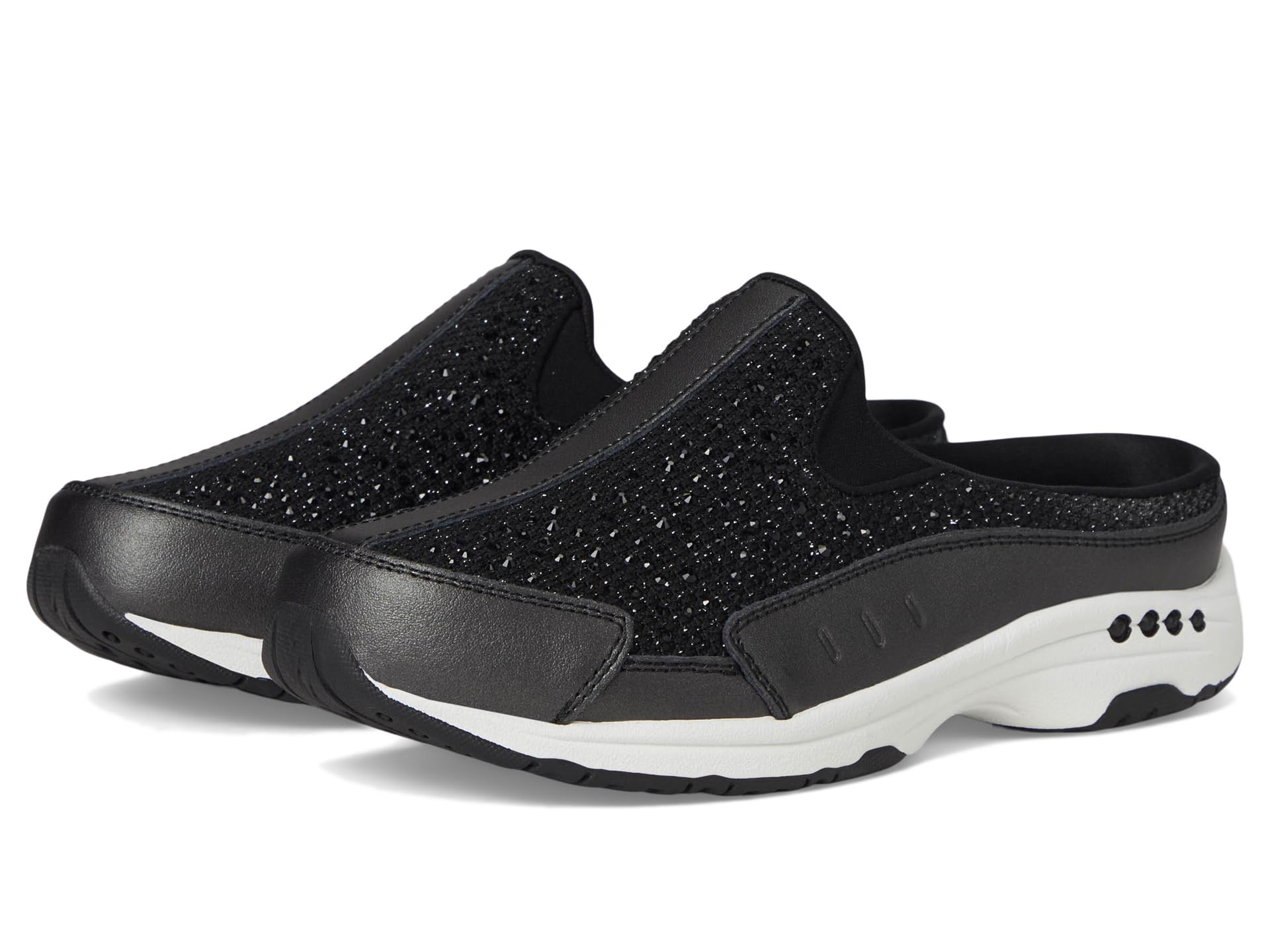 Сабо Easy Spirit Travelsparkle, цвет Black/Silver