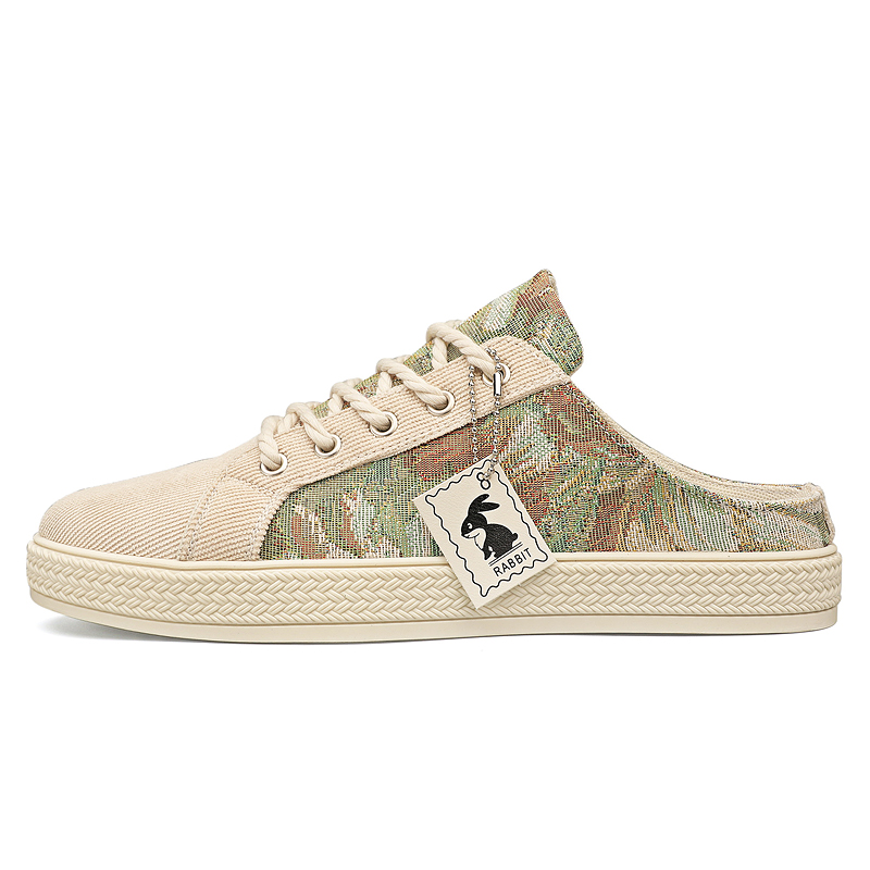 

LONGDUIZHANG Износостойкие нескользящие закрытые тапочки мужские YCCF628 бежевые, цвет YCCF628 Beige