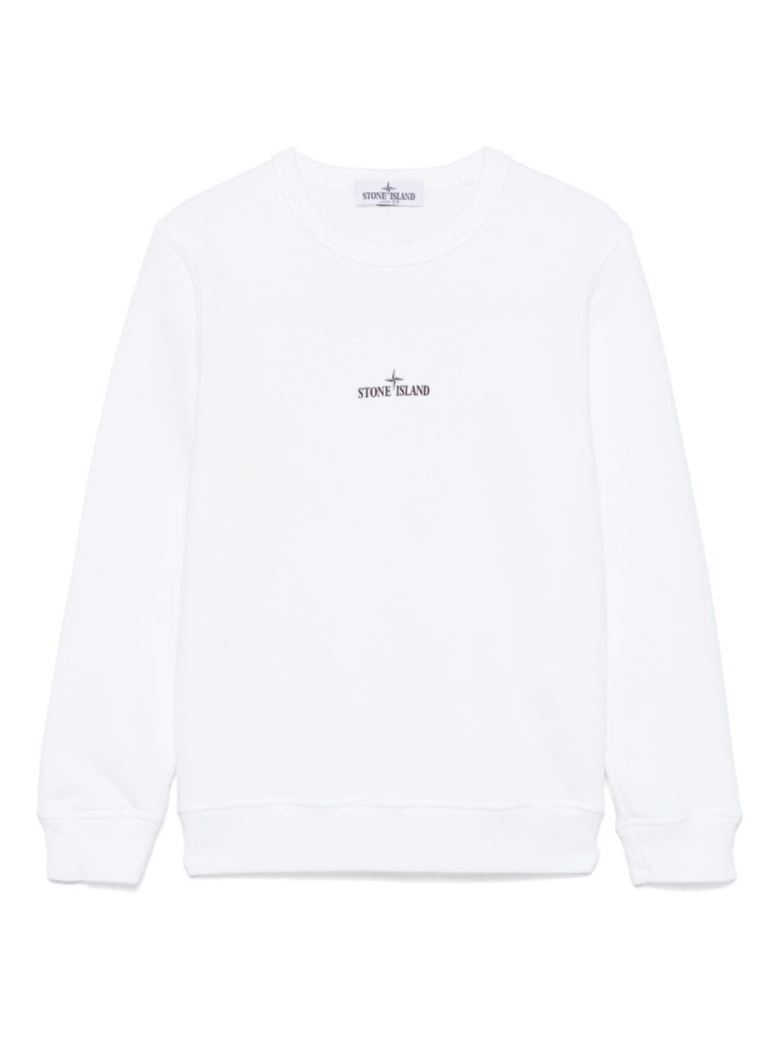 

Stone Island Junior толстовка из органического хлопка, белый