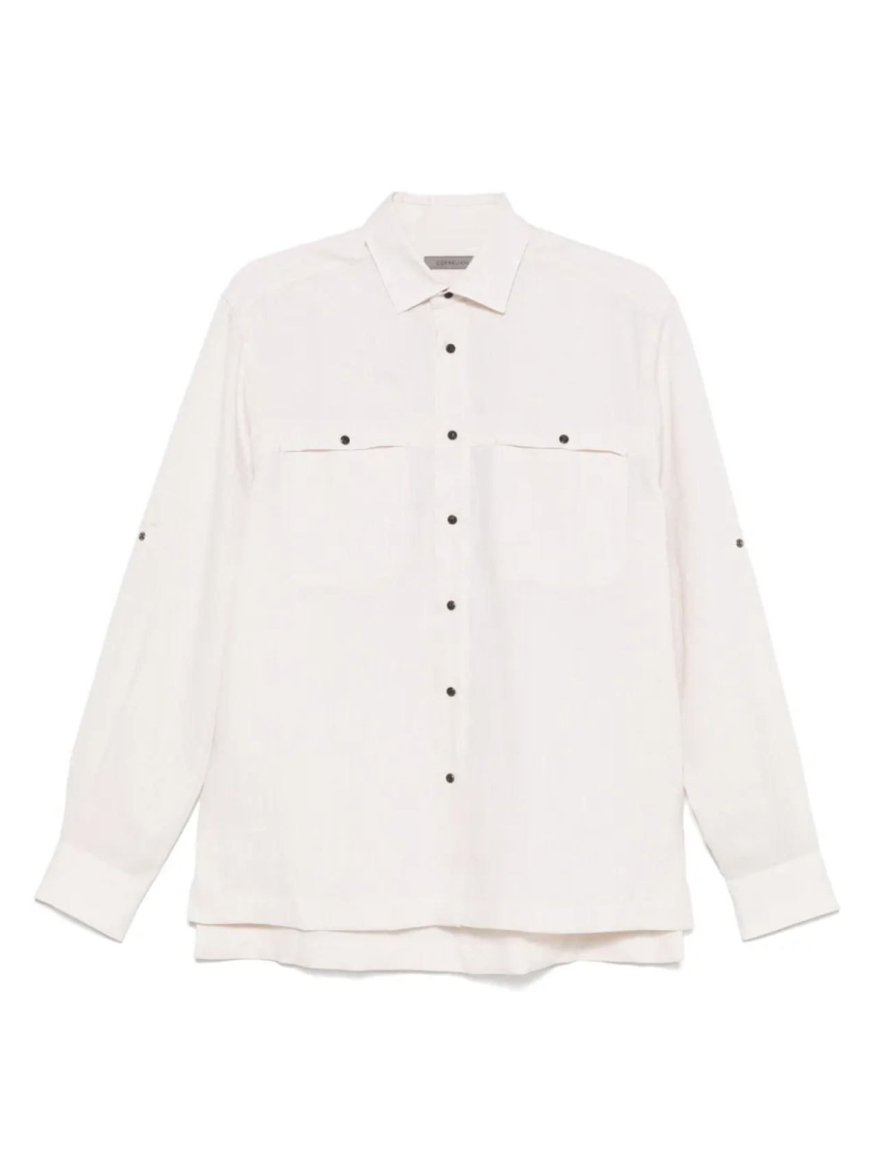 

Льняная рубашка Corneliani, нейтральный
