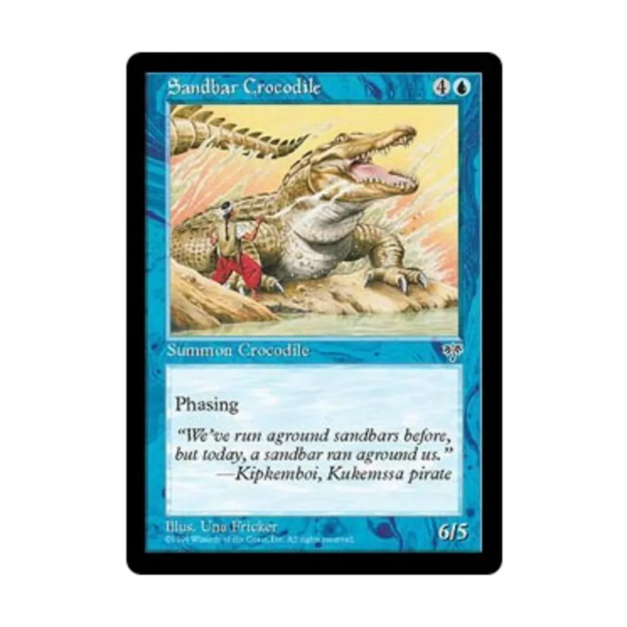 

CCG Песчаный крокодил (C), MTG - Mirage