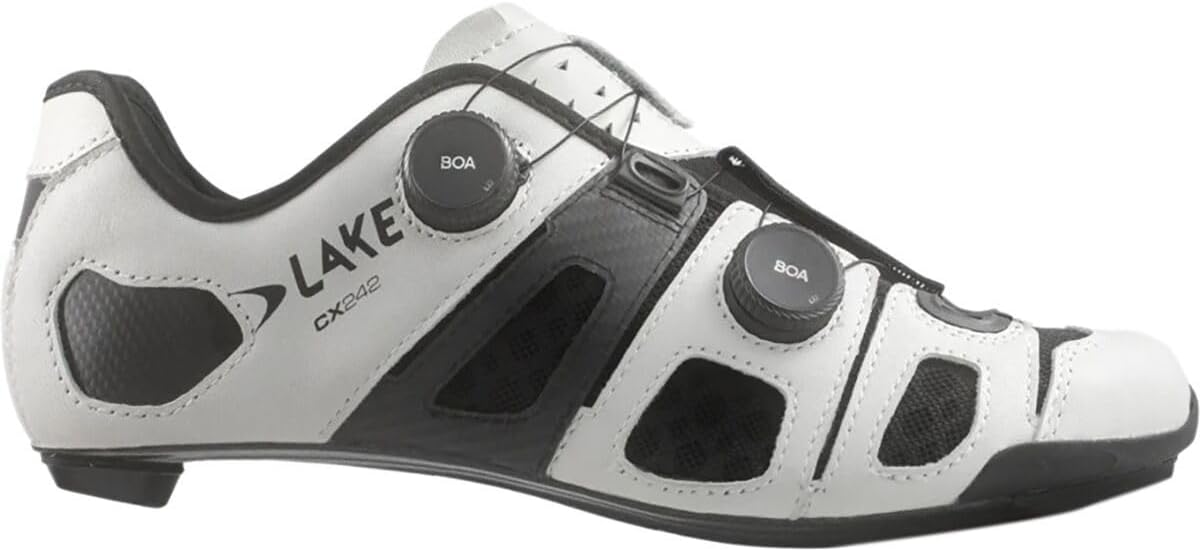 

Широкие велотуфли Lake Cycling, белый/черный