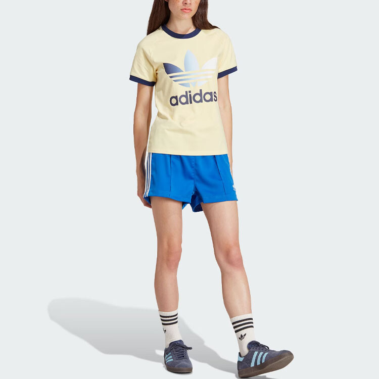 Футболка женская желтая Adidas Originals — фото 4