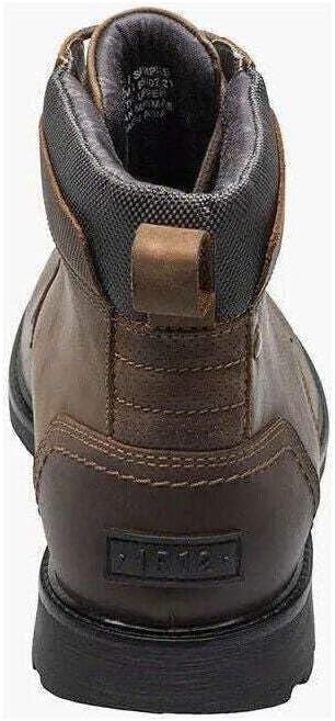 Мужские кожаные ботинки Nunn Bush 1912 Plain Toe Chukka с шнуровкой и защитой Scotchguard, коричневый — фото 3