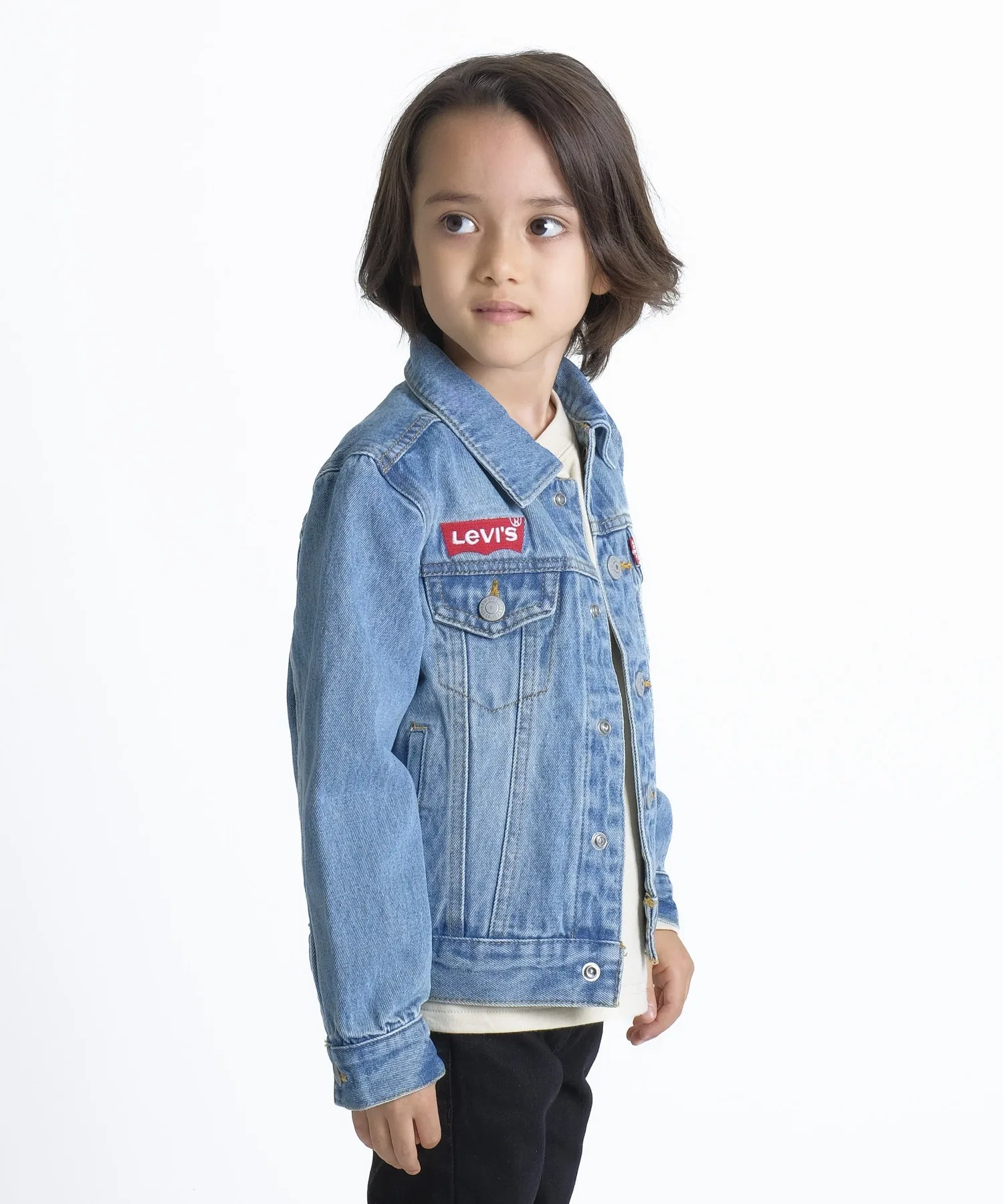【Levi's】LVB BATWING TRUCKER/Джинсовая куртка/Детская — фото 2
