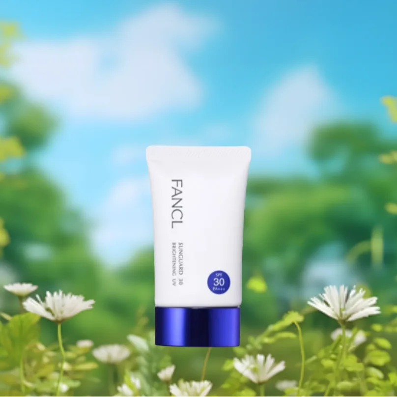 FANCL Sunguard 30 Bright White солнцезащитный крем праймер увлажняющий SPF30 PA+++ 30g — фото 2