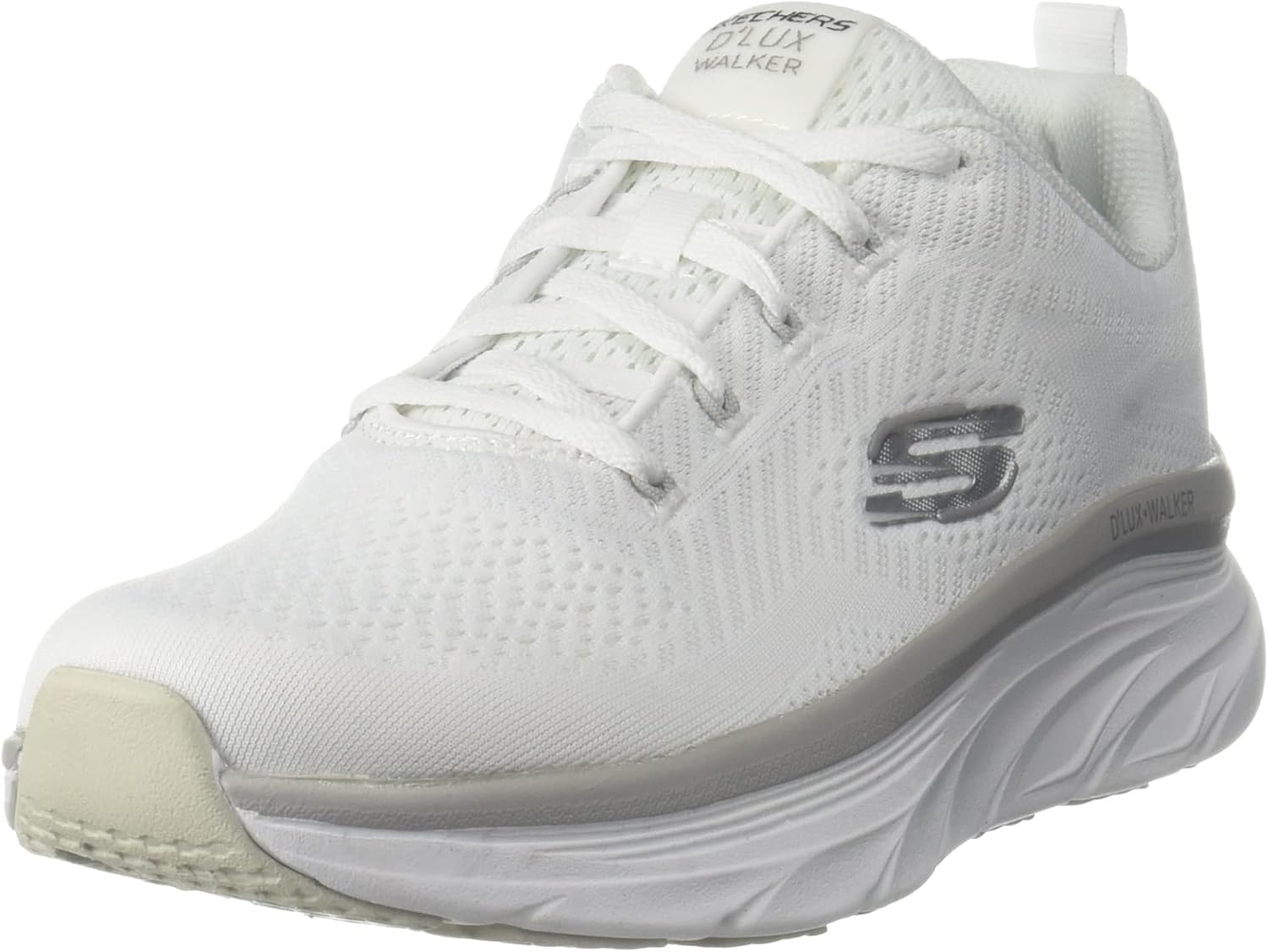 Мужские кроссовки Skechers Relaxed Fit D'Lux Walker Meerno для повседневной носки, белый