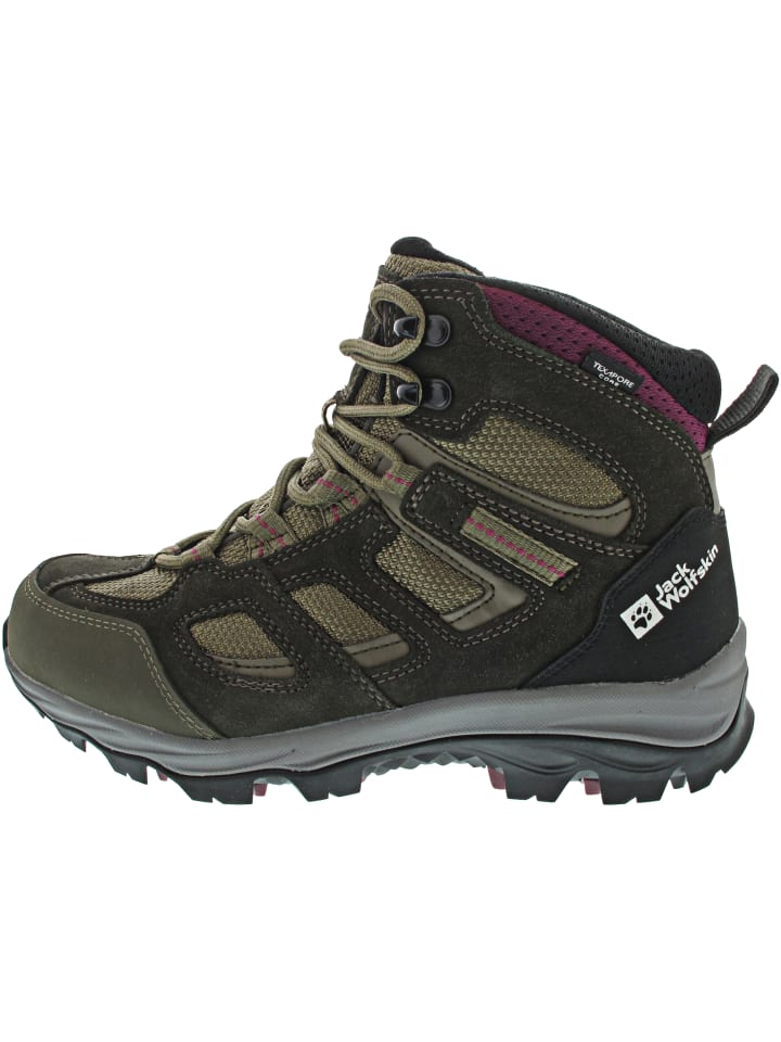 

Походные ботинки Vojo 3 Texapore Mid W, зеленые Jack Wolfskin