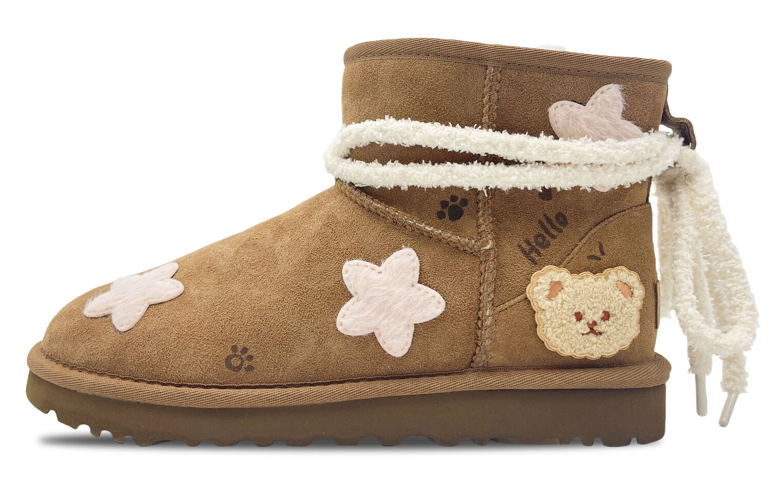 

CLASSIC MINI Зимние ботинки женские каштановые Ugg, цвет Chestnut
