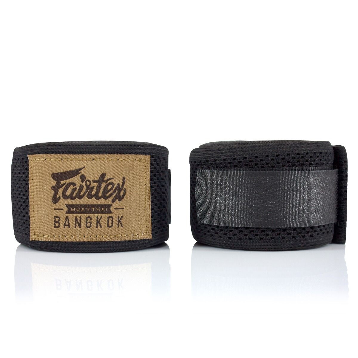 

Ручные повязки Fairtex Elastic Handwraps, черный