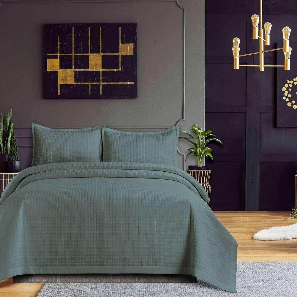 

Комплект одеял большого размера Tribeca Naples с накладками, цвет Turquoise Aqua