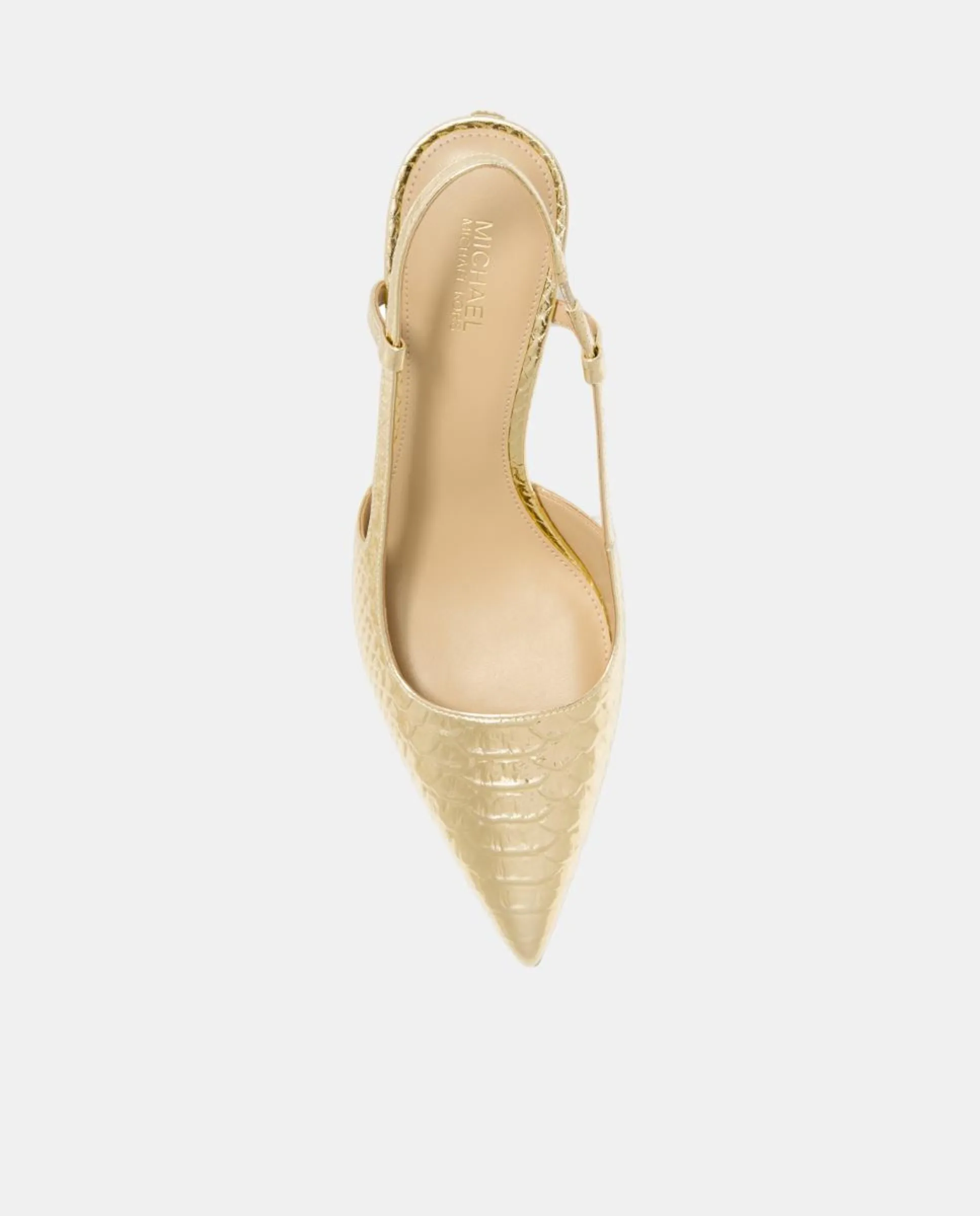 Женские полусапожки Alora Mid Michael Kors, золотой — фото 4