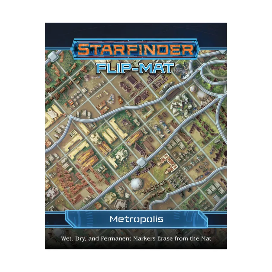 

Флип-мат - Метрополис, Starfinder Campaign Setting - Flip-Mats & Map Folios