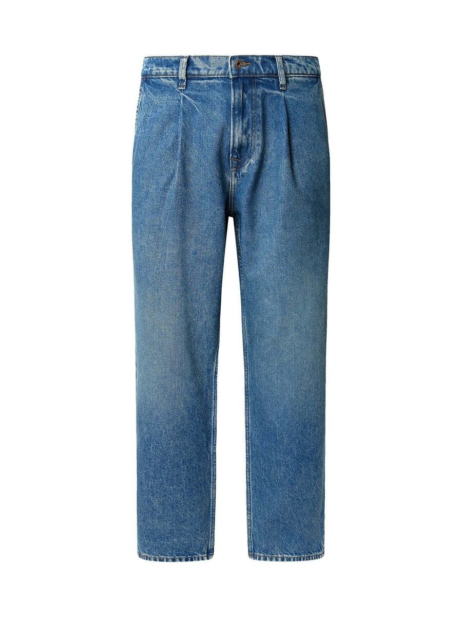 

Плиссированные джинсы свободного кроя Pepe Jeans Yale, синий деним