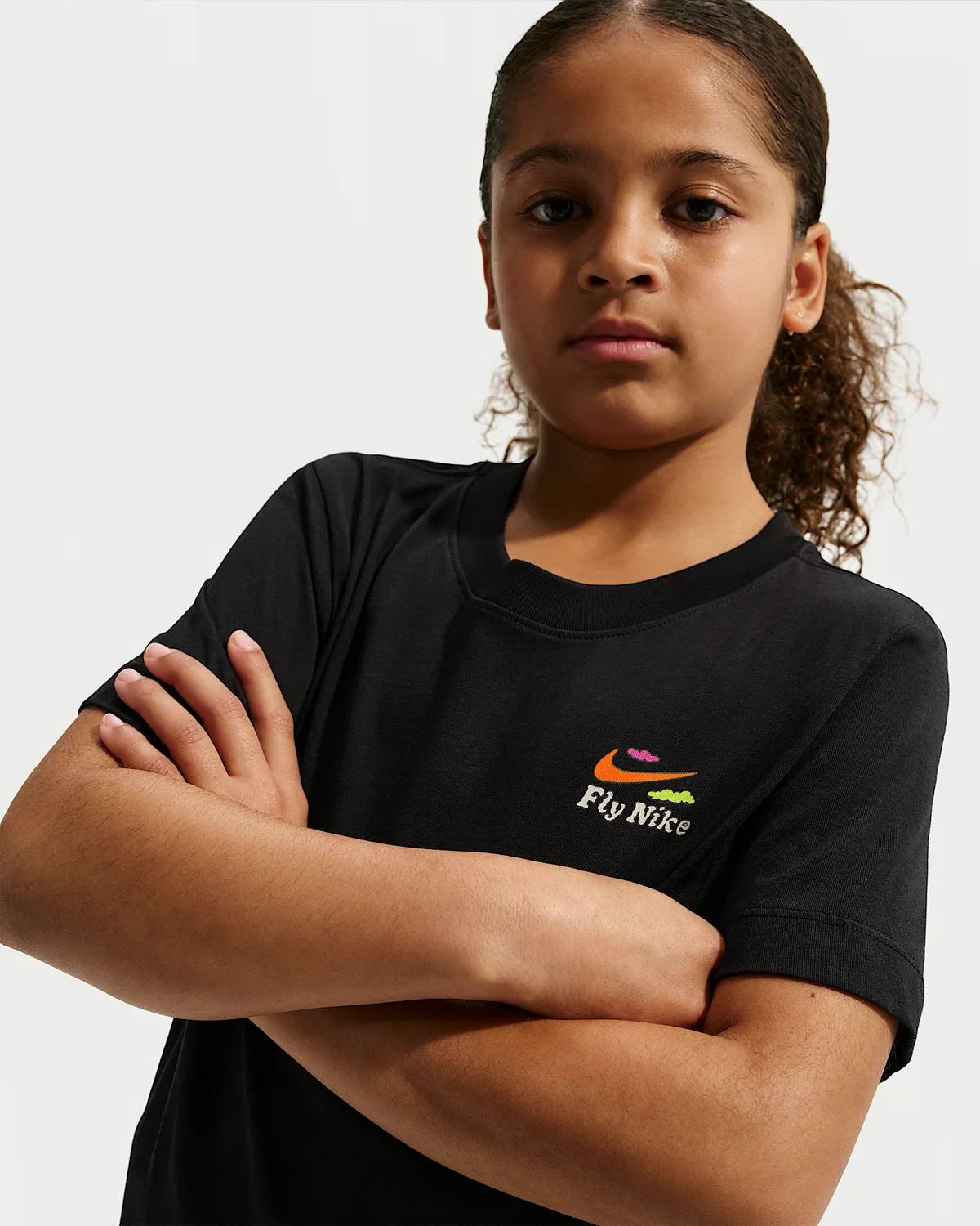 Детская футболка Nike Sportswear, Black — фото 2