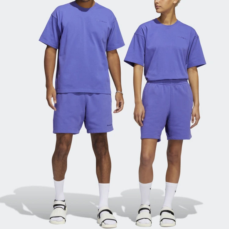 Спортивные шорты adidas x Pharrell Basic Sports Shorts 'Purple', фиолетовый — фото 3