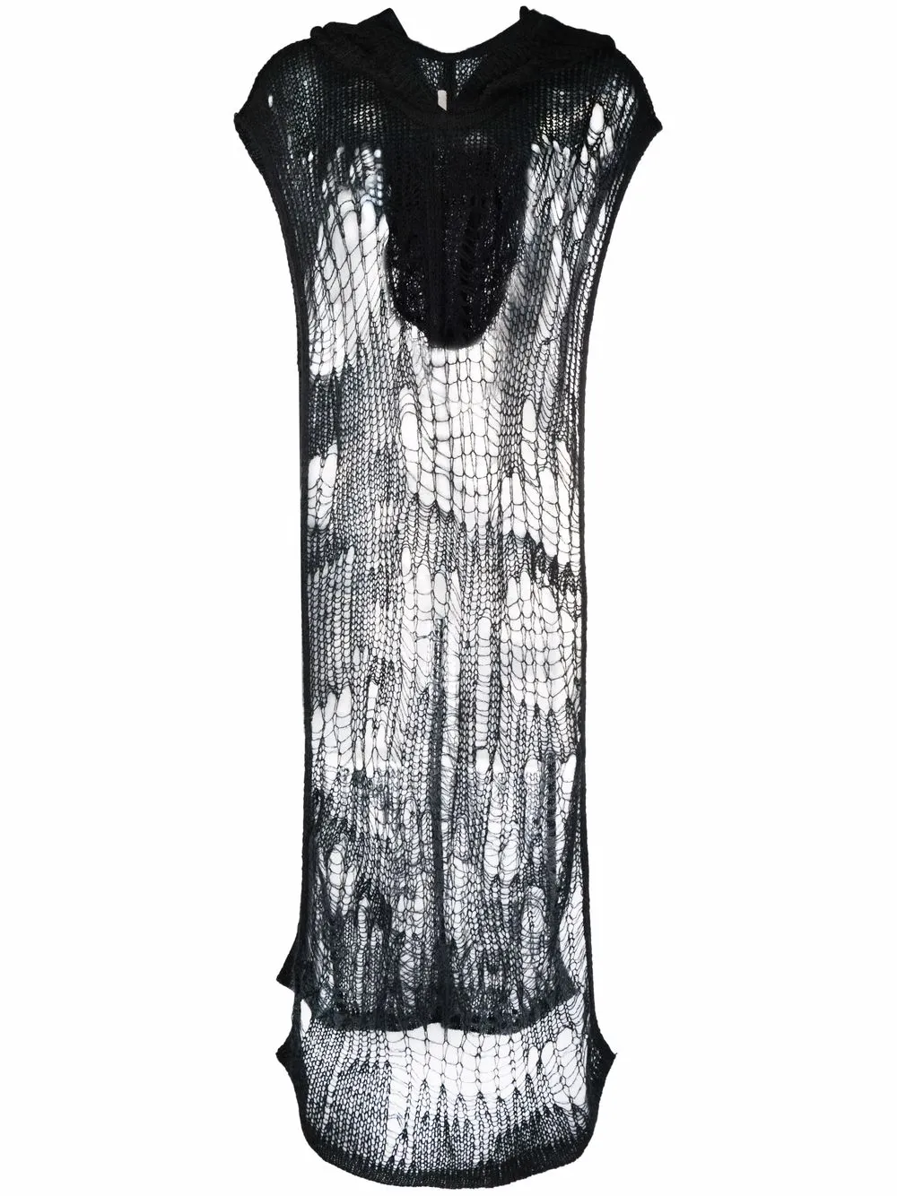 

Пончо Spider Rick Owens, черный