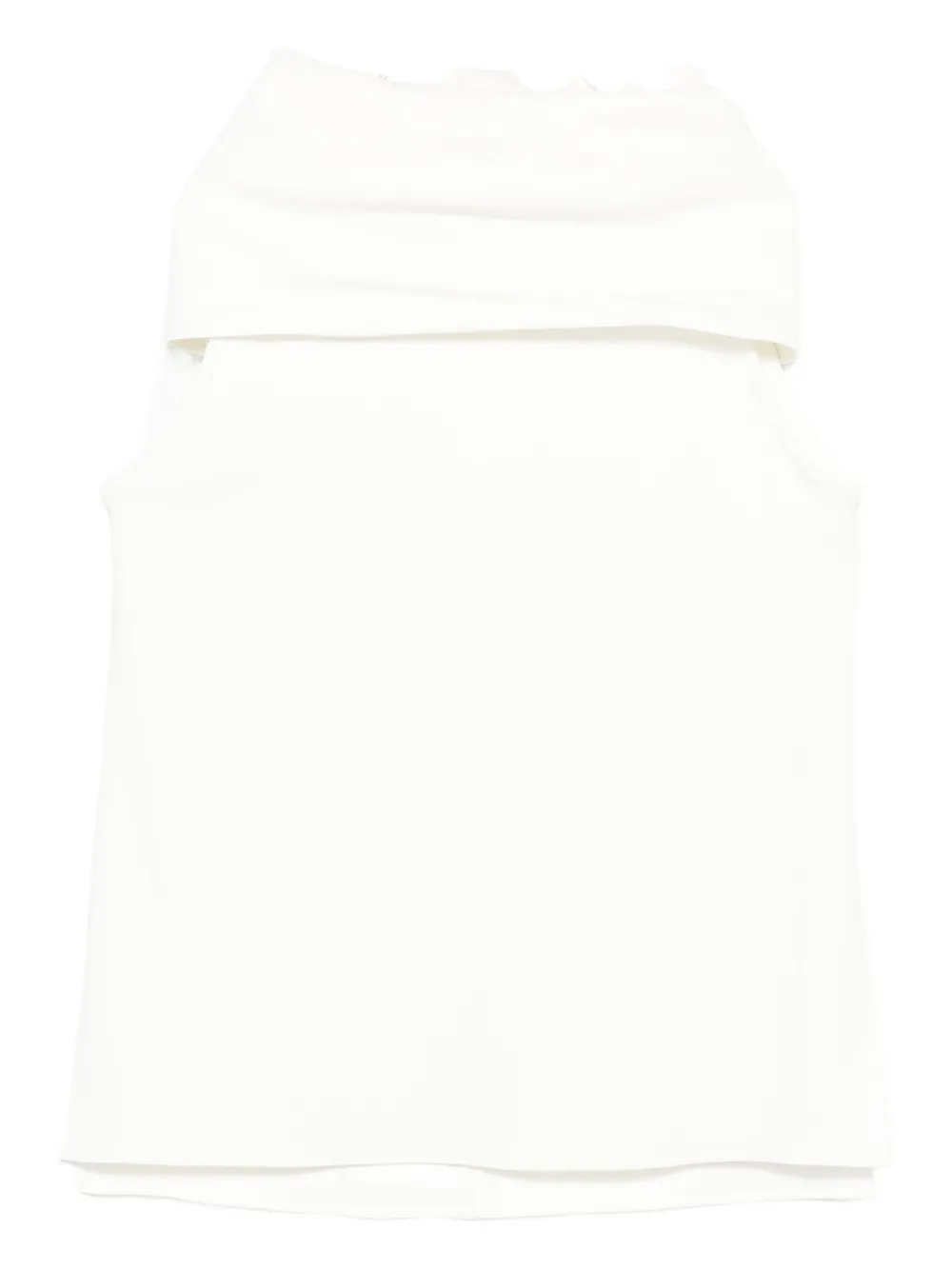 

Блузка с воротником-хомутом Another Tomorrow, белый