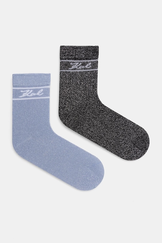 

Носки 2 пары Karl Lagerfeld, серебряный