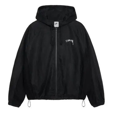 

Куртка x stussy льняная куртка с капюшоном Nike, черный