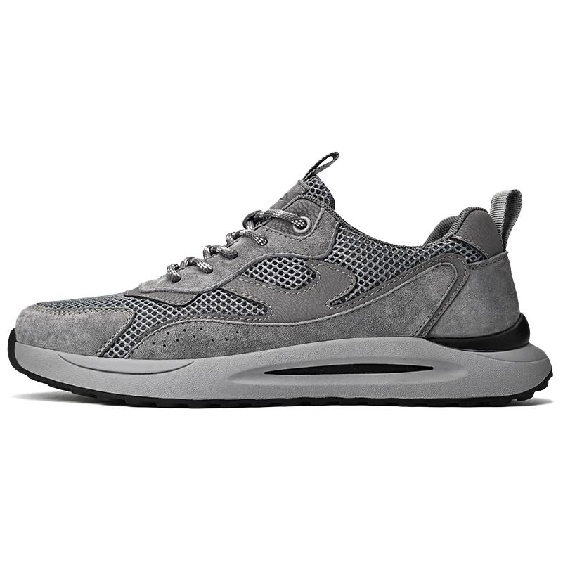 

ZAMST Дышащие мужские повседневные кеды серые, цвет Gray